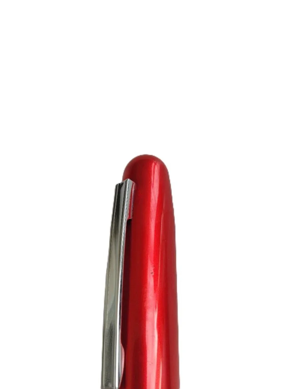 Platinum Plaisir Red Aluminum Fountain Pen 03 Fine Steel Nib Gently Used